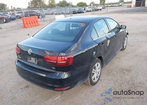 2017 Volkswagen Jetta 1.4T S z USA, uszkodzony, nr VIN 3VW2B7AJXHM332374